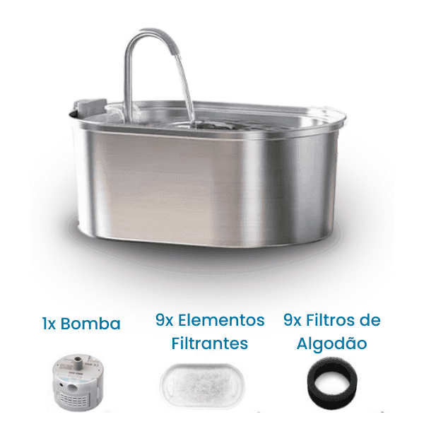 Bebedouro Inox Flow™ - ACESSAMIX